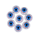 4PCS New Eyeball-Shaped Valve Caps For Metallic Plastic Bikes & Cars Wheel  OZ