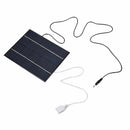 New 3.5W 5V Solar Panel With DC35MM Base For 18650 Rechargeable Battery+USB S2Z9