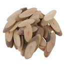 30pcs Oval Wood Log Slices DIY Rustic Craft Wedding Centerpieces Decorations