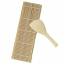 Delicious sushi rolling Maker Bamboo Roll Housing Material Mat + Rice Paddl
