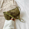 Casual Nylon Handbag Women Tie Dye Print Underarm Shoulder Bags (Green)