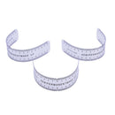 Reusable Makeup Brow Measure Eyebrow Guide Ruler Permanent Too&+