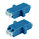 Fiber Optical Cable Adapter Flange Coupler LC-LC Duplex Singlemode  X2