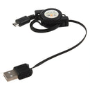 Universal Retractable USB Data Cable with Micro-USB Plug (For Palm, BlackBe W2Q3