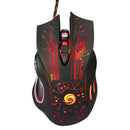 6 Button 3200 DPI LED Optical USB Wired Gaming PRO Mouse Mice For PC Lap-OZ