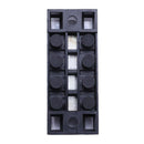5 Pcs Dual Row 4 Position Covered Screw Terminal Block Strip 600V 15A H2R3