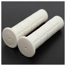 1 pair Bicycle Handle set Mushroom Grips BMX For Boys and Girls Bikes white C9S5