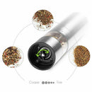 Electric salt and pepper grinding unit (2 packs) - Electronically adjustabl Z5V8