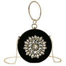 New Women'S Bag Elegant Ring Diamond Evening Bag Handbag Chain Single Shoul