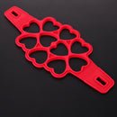 Pancake Egg Ring Maker Silicone Nonstick Kitchen Cooking Tool With 10 Holes