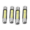 4 Pieces 29mm Festoon Crew Cut 4014 9SMD Cold White