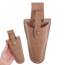 Durable Pruning Scissors Plier Tool Bag Leather Sheath Storage Pouch - OZ
