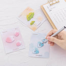 2 Pcs Korean Creative Stationery Beauty Cherry Blossom Petal Student Memo P