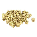 M3 x 3mm x 4mm Brass Injection Molding Knurled Threaded Insert Nuts(500pcs) P4K9