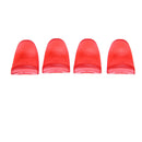 4pcs L2 R2 Trigger Extenders for PS4 Controller Game Accessory Kit (Red)