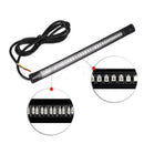 12V-Amber LED Motorcycle Tail Light Turn Signal Brake Running Flowing Strip Lamp