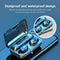 4pcs Wireless F9 Bluetooth Earphone  5.0 LED Display Waterproof Earbud Stereo