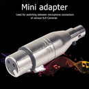 Mini XLR 3pin Female to XLR 3pin Female Speaker Audio Mic Connector Adapter Plug