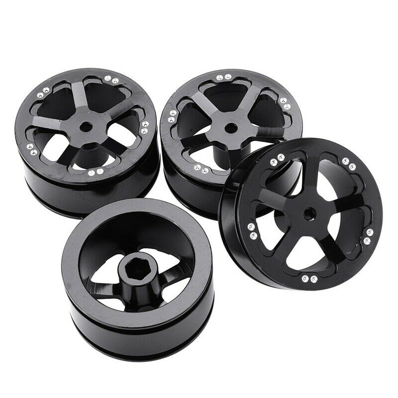 4PCS Upgraded Aluminum Wheel Hub for WPL B1 B16 B24 B36 C14 C24 1/16 Rc Car O5A1