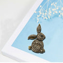 Ladies alloy diamond cute animal crystal brooch Haeschen X6S7