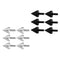 12 Pcs/Set 5mm Universal Motorcycle Windscreen