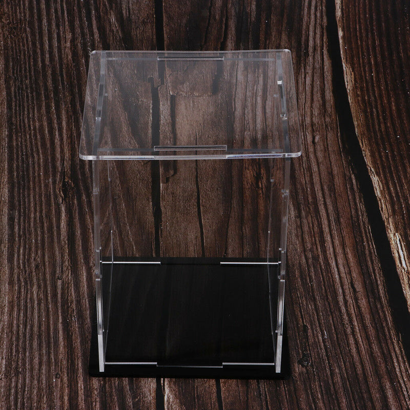 Modern Acrylic Display Show Case Dustproof Box Ornament Tool 208x108x200mm