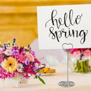 20 Pieces Door Name Table Holder Photo Memo Card Clip Brand Place Wedding f T8K9