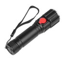 Telescopic Zoom 1000lm USB Waterproof Flashlights T6 LED Hiking Flashlight