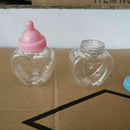 Baby Shower Party Favours Decoration Candy Filling Heart Shape Bottles 9 x  A3T4