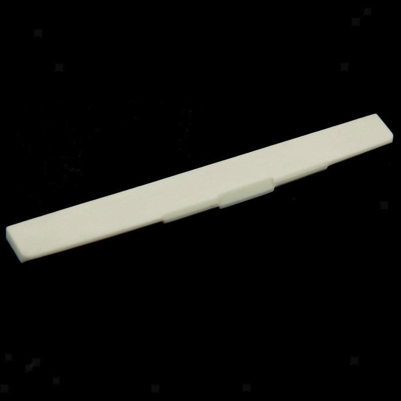 Ivory 80mm Buffalo Bone Compensated Saddle for Classical Guitar Parts