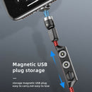 Micro USB Type C 8 Pin Connector Organizer 3 in 1 Magnetic Power Cable Plug Case