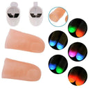 1Pair LED Finger Thumb Light Magic Trick Party Bar Flashlight Magic Gift Novelty