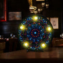 5D Diy Mandala Full Drill Diamond Painting Light Lamp Rhinestone Embroidery