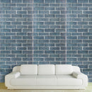Adhesive Paste Green Brick Wall Stickers Living Room Bedroom A