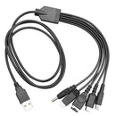 5 in 1 USB Charger Cable Fit for Nintend NEW 3DS XL NDS Lite NDSI LL WII U