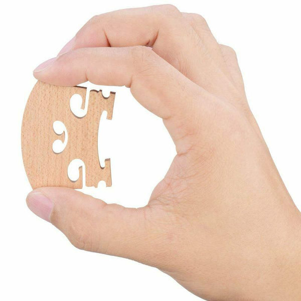5 Pieces Maple 4/4 Full Size Violin Bridge Qin code Violin accessories