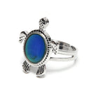 Fashion Chic 1PC Mood Ring Changing Color Turtle Adjustable Temperature Ring 0ha