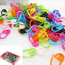 100Pcs Hooks Sewing Plastic Crochet Knitting Weave Clip Needles Marker  DAP