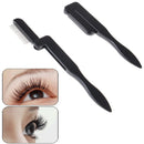 Foldable eyelash comb metal eyebrow brush tool mascara separator lash curl b Gw