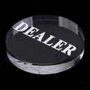 Acrylic Round Professional Poker Dealer Buttons for Casino Card Games 56mm