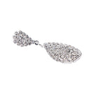 Women Girl Crystal Rhinestone Water Drop Dangle Earring Bride Wedding JewelryMOA