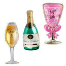 1Set 8Pcs Whiskey Wine Bottle Beer Cup Balloons Creative Style Balloon Deco