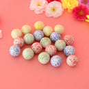 20x Speckled Marbles Glass Ball 25mm Boulders Stress Swirl Toys Home Decor