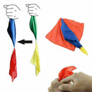 Kids Colour Changing Scarf Cloth Magic Trick Advanced Parlor Nice Kit Magic N4V9