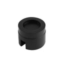 5CM Universal Slotted Frame Rail Floor Jack Guard Adapter Lift Rubber Pad Black