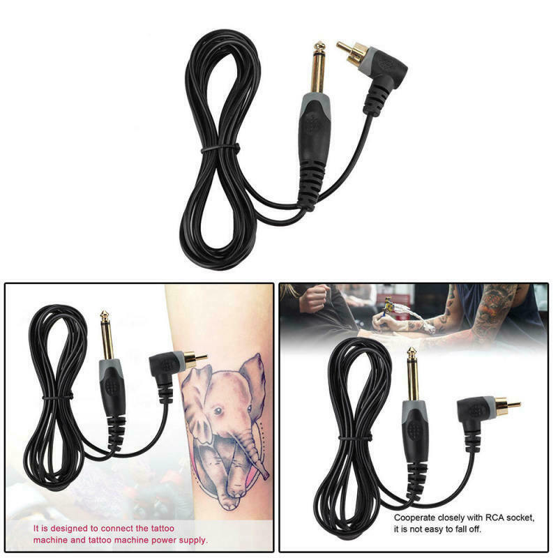 2.25m Silicone Tattoo Clip Cord Cable RCA Line Power Supply For Tattoo Machines