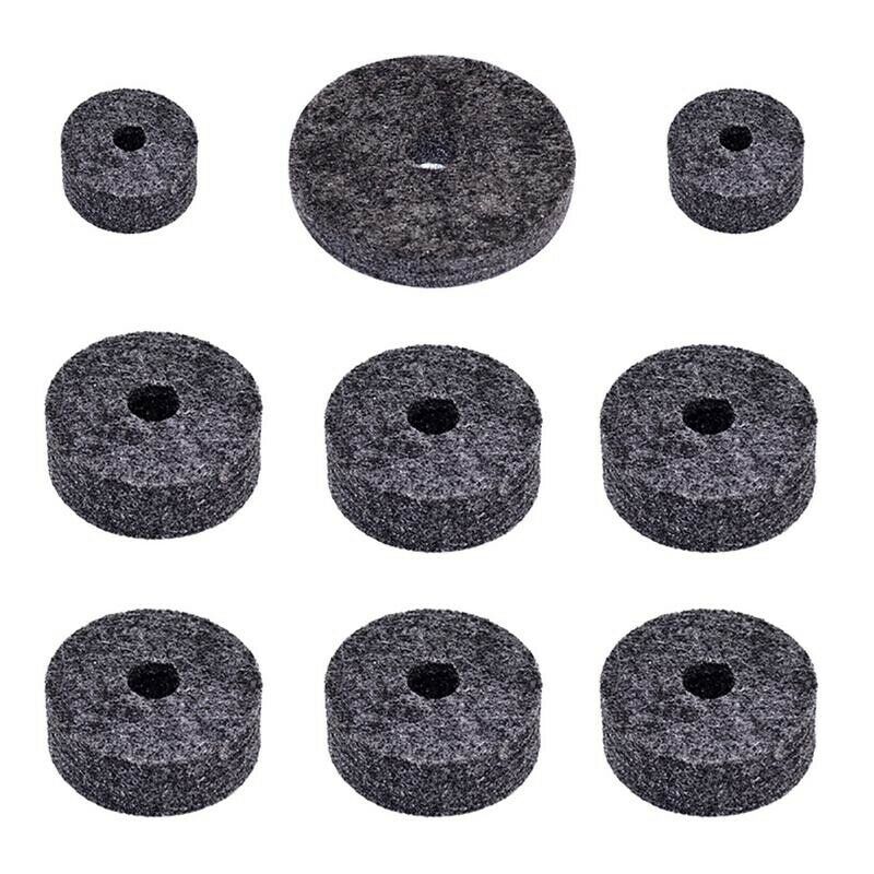 18Pcs Drum Felt Set Replacement Parts Percussion Instrument Accessories Inc