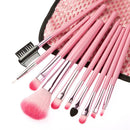 10Pcs New Cosmetic Makeup Brush Brushes Set Powder Eyeshadow Pink