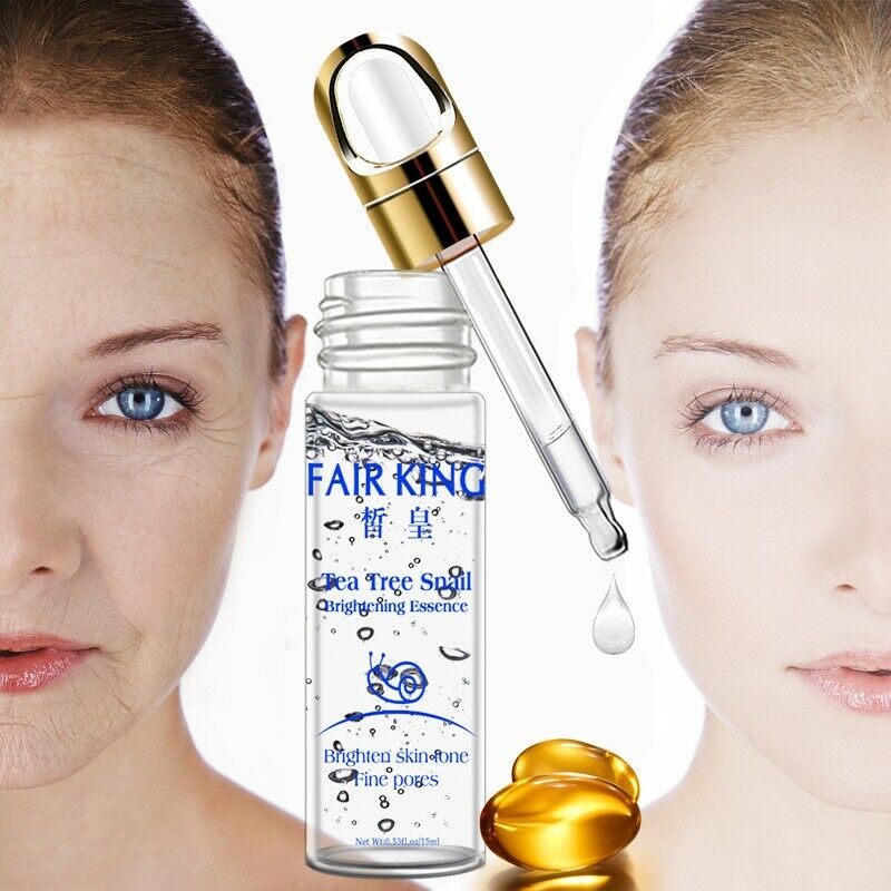 Fair King Tea Tree Hyaluronic Acid Snail Plant Extract Face Serum Whitening N3H1