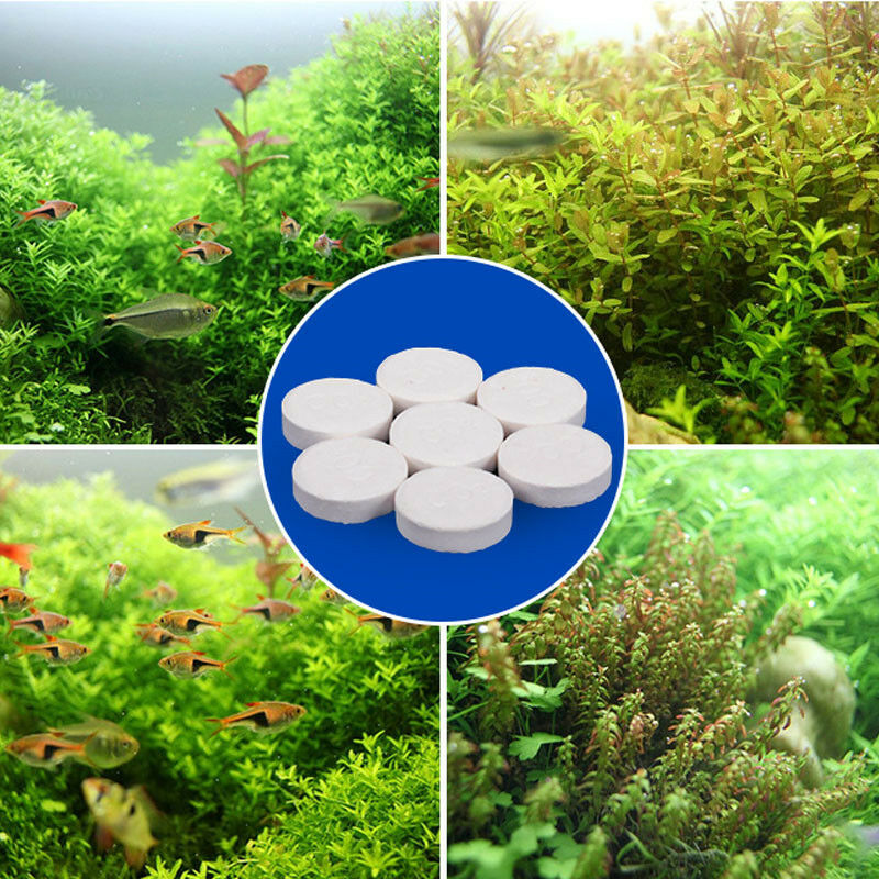 80pcs CO2 Tablets Carbon Dioxide Water Plants Aquarium Fish Tank Diffuser